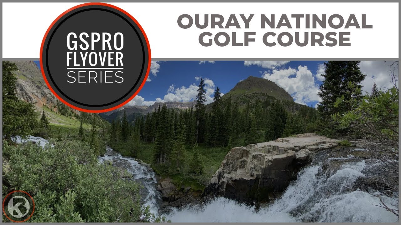 GSPro Course Flyover - Ouray National Golf Course - Designed by Indyscott