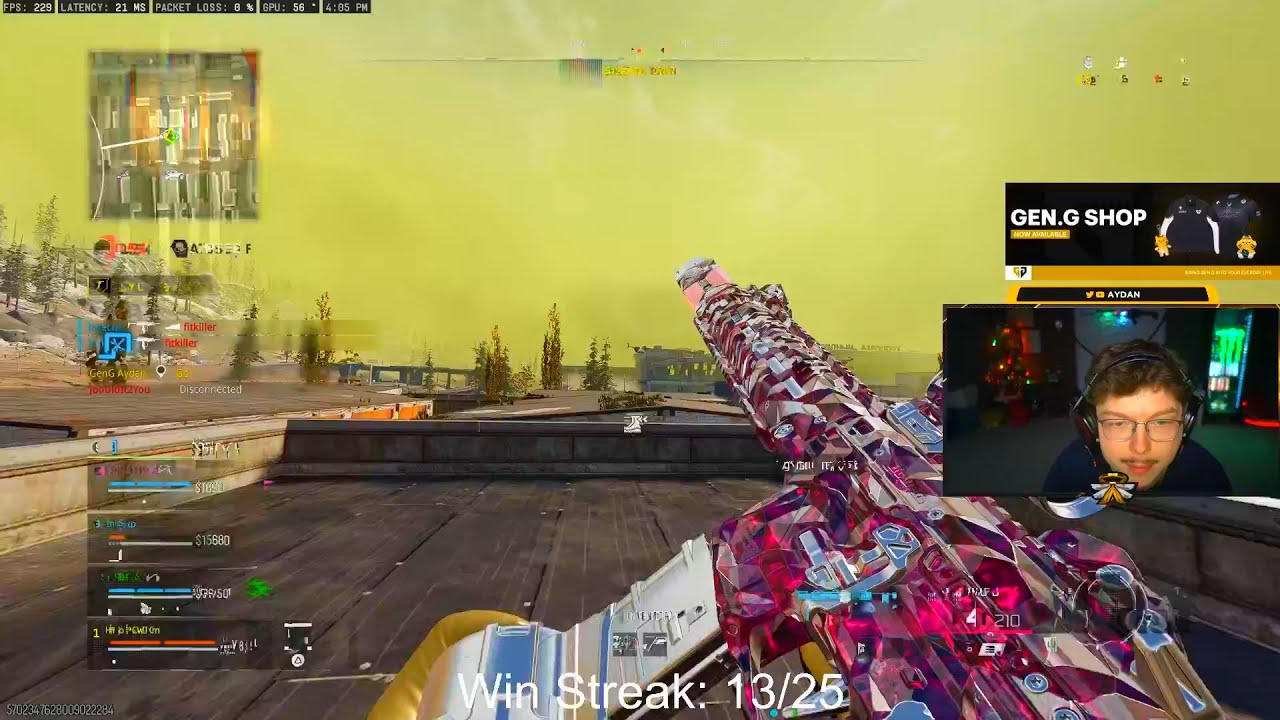 Айдан справляется с самым жестоким вражеским лобби в истории на сервере Verdansk.