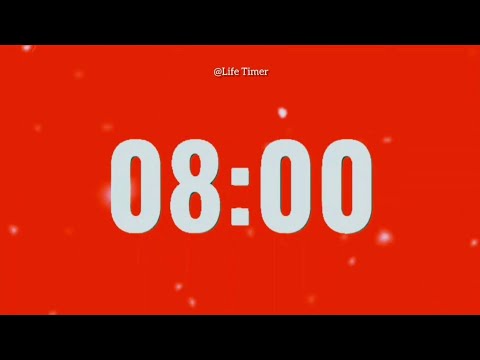 8 Minute Countdown Timer with Music 🎵 | Ends with Alarm 🔔 - YouTube
