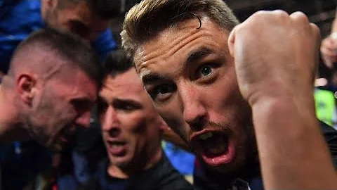 Croatia crush for AFP photographer at World Cup