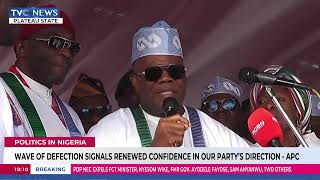 M Defection To Apc Recorded In Plateau State Ahead Of 2027 Elections