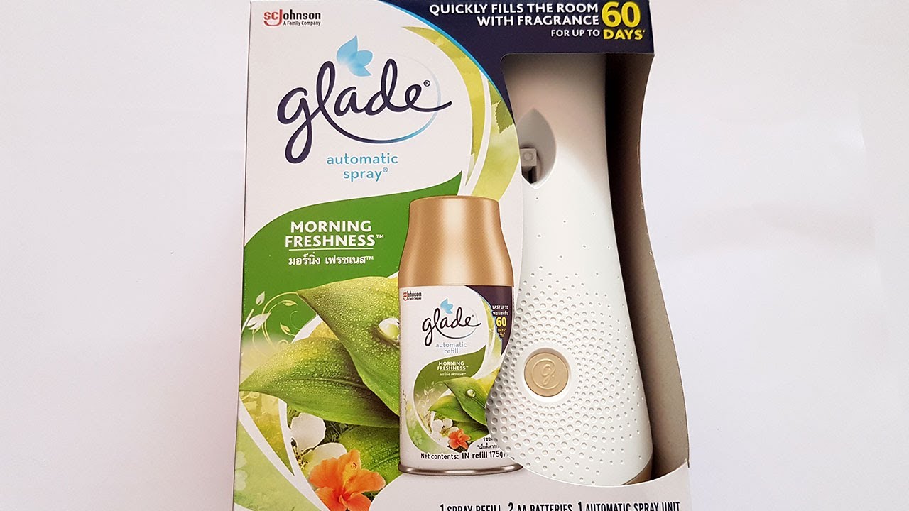 Glade Automatic Spray Profumatore per Ambienti Base con Ricarica, Fragranza  Relaxing Zen, 1 Erogatore + 1 Ricarica 269 ml