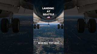 Landing At Seattle 🇺🇸 | Flight Simulator 2024 #aviation