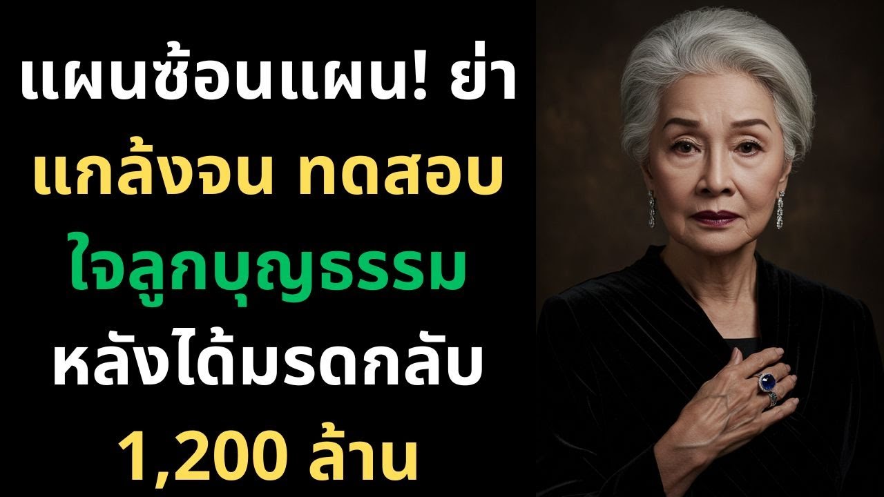 แผนซ้อนแผน! ย่าแกล้งจน ทดสอบใจลูกบุญธรรม หลังได้มรดกลับ 1,200 ล้าน