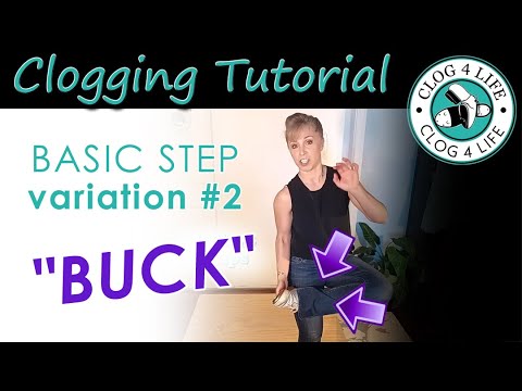 LEARN TO CLOG - the BUCK Basic - #2 Clogging "Basic Step" Variation
