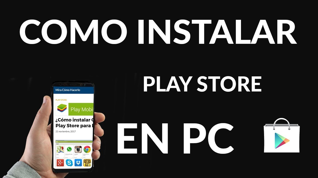 Cómo instalar play store en el pc? - Tutoriales Tecnología