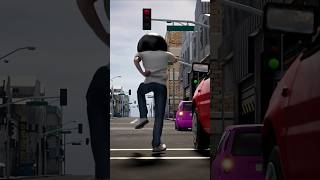 재미로 보는 자동차 운전 공격성! ㅋ  funny Road rage #공감숏츠#일상툰