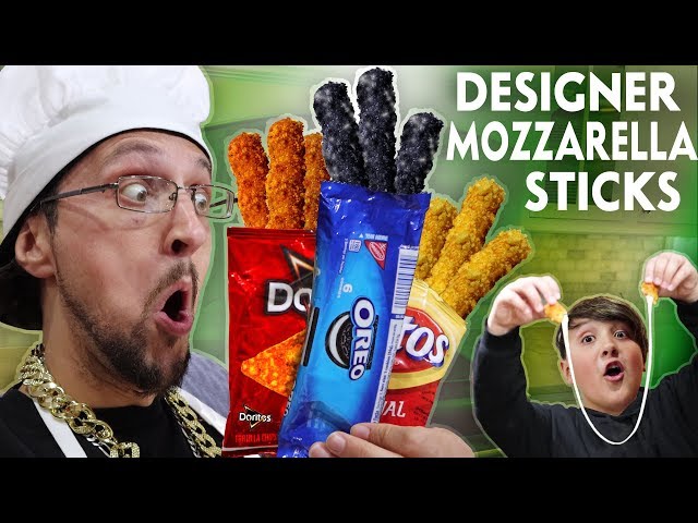 OREO MOZZARELLA STICKS!!  Designer DIY Gourmet Food! class=