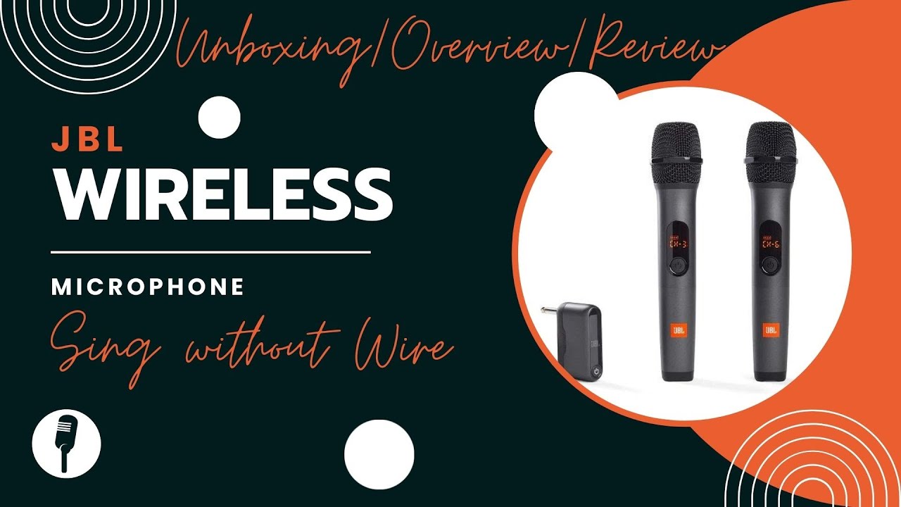 JBL Wireless Microphone (Unboxing , Overview , Review , Sound Test) 