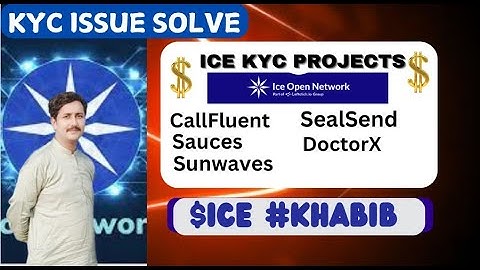 Ice All Projects $ICE khabib verification || How to complete Ice khabib Task | SealSend kyc khabib