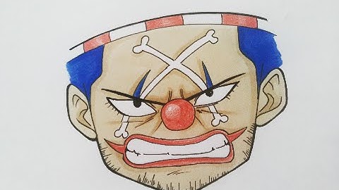 How to draw : Buggy from One Piece