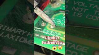 Soldering LIKE A PRO with Expert Desoldering Tips and Tricks Using Soldering Iron #shorts #diyvideo