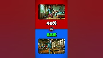 I Love School🧑‍🎓  #wouldyourather #quiz #game #fyp #challenge #gigachad #sigma