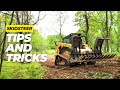 How to operate a skidsteer and grapple for beginners