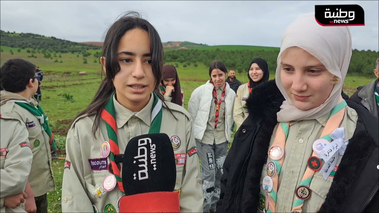 🔴 ميلة | الكشافة الاسلامية بميلة تشارك بقوة في حملة التشجير الوطنية على ضفاف #سد_بني_هارون