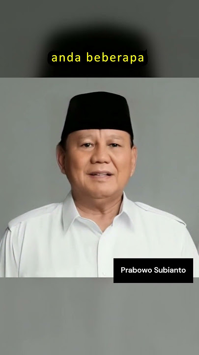Kalau Tidak Bisa Membantu Orang Jangan Menyusahkan Orang Prabowo Subianto #quotes #inspirasi #shorts