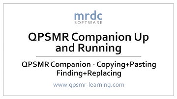 QPSMR Companion   Copying+Pasting Finding+Replacing