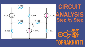 Mesh Analysis with Loop Currents | Step-by-Step Circuit Solution