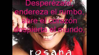 Video thumbnail of "Rosana- buenos dias mundo con letra"