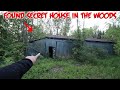 FOUND SECRET HIDDEN ABANDONED MYSTERY HOUSE IN THE WOODS!