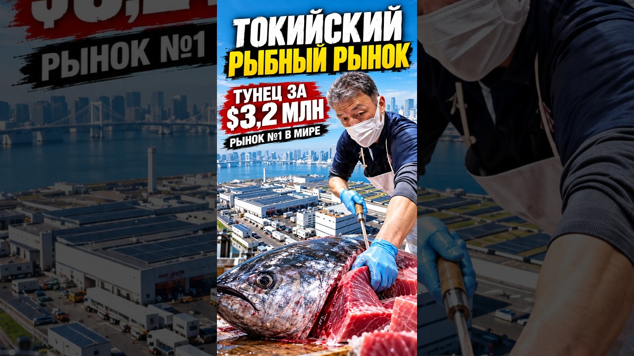 Тунец за $3,2 миллиона! Как работает главный рыбный рынок Токио