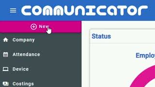 Communicator Quick Start Create New Employee