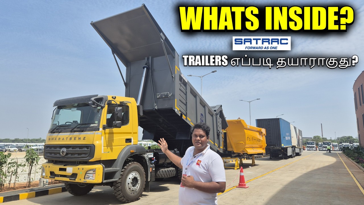 TRAILERS எப்படி தயாராகுது? What’s Inside Satrac Engineering? 🏭 Full Factory Tour