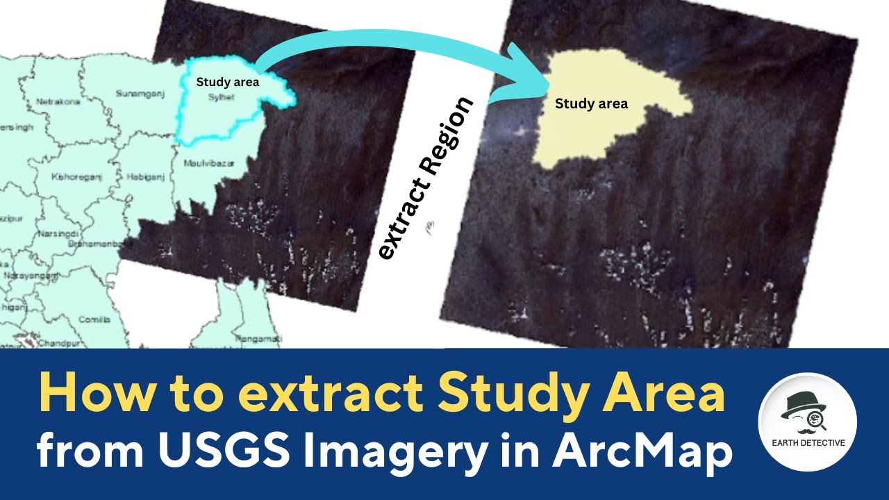 3 Ways to extract Study Area from raster file of USGS Imagery in ArcMap ...