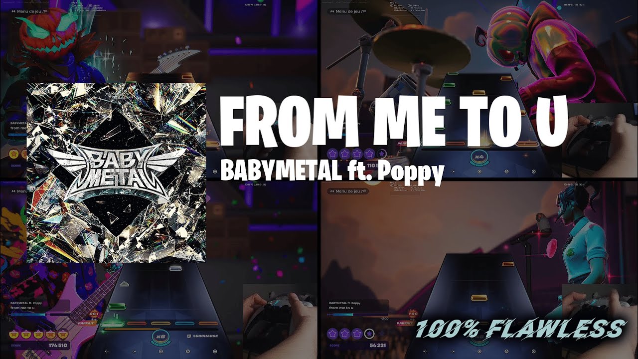 Fortnite Festival : from me to u 100% Expert (All instruments)