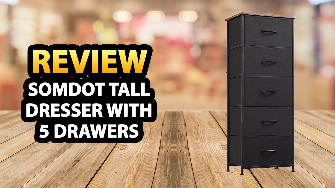 Somdot Tall Dresser for Bedrooms with 5 Drawers Review