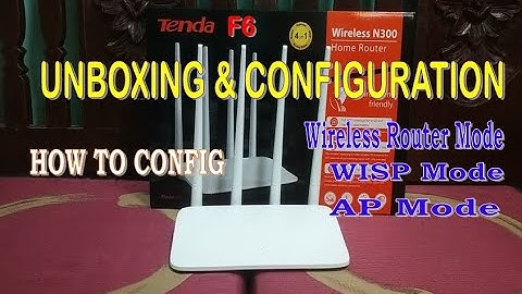 TENDA F6 WIRELESS ROUTER UNBOXING & CONFIG TUTORIAL TAGALOG / BEGINNERS GUIDE