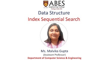 Index Sequential Search | Data Structure | ABES Engineering College