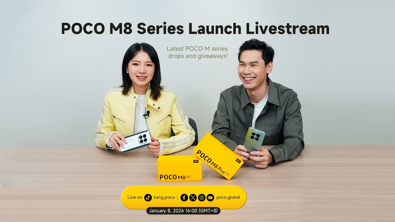 POCO M8 Series Launch