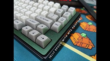 Jelly Epoch with MT3 Profile Keycaps | Sound Test