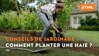 Comment planter une haie ? - Conseils de jardinage STIHL