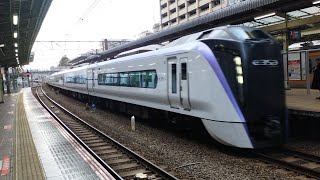 [ジョイント音最高！]E353系 S106編成 特急あずさ34号新宿行が国分寺駅3番線を通過するシーン