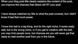 8 Golden Rules To Get More Twitter Traffic