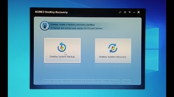 Ripristino Windows con AOMEI ONEKEY RECOVERY