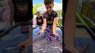 Body Marbling Paint Dip by BLVisuals at Return to the River Festival 18