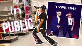 Rapping “Type Shit” in PUBLIC