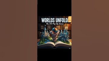 ✅Worlds Unfold: The 3D Pop-Up Series💥 #veo3 #ai #ytshorts