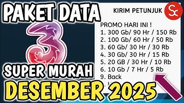 KODE DIAL PAKET MURAH TRI DESEMBER 2025 | PAKET MURAH THREE DESEMBER 2025
