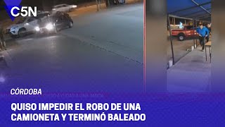 Córdoba: Quiso Impedir El Robo De Una Camioneta Y Recibió Un Tiro En El Abdomen