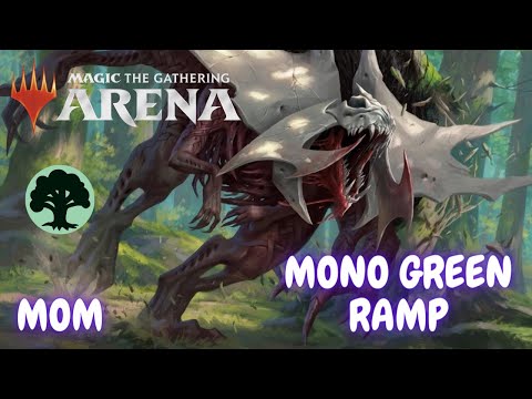 Видео: MOM / Колода Моно-зелёная рамп / Mono green ramp deck. MTG arena / мета 2023