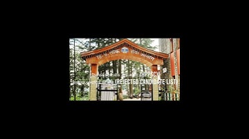 Rejected Candidate List for various post by HPPSC