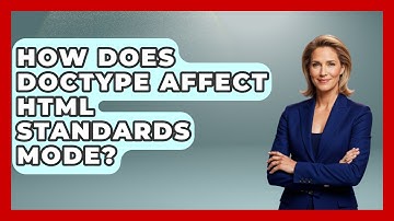 How Does DOCTYPE Affect HTML Standards Mode? | Simple HTML Studio News