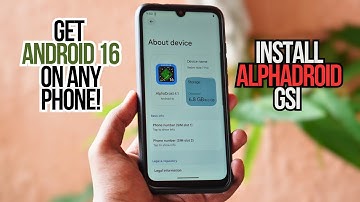 🔥 How to Install AlphaDroid Android 16 on Any Phone (No Root!) | GSI DSU