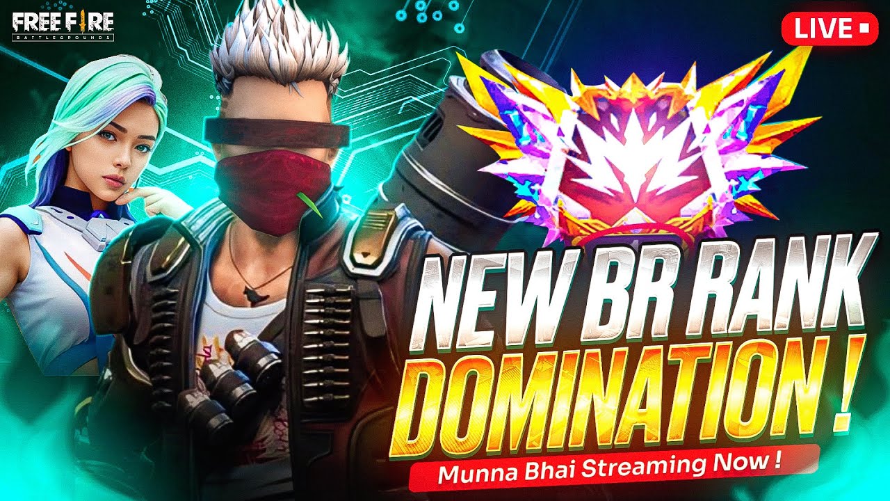 Grandmaster Live Rank Push Free Fire Telugu - Munna Bhai is Live ...