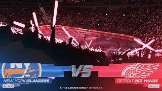 NHL 24 Gameplay Game  60 - Islanders vs Red Wings (Superstar) [4K 60fps]