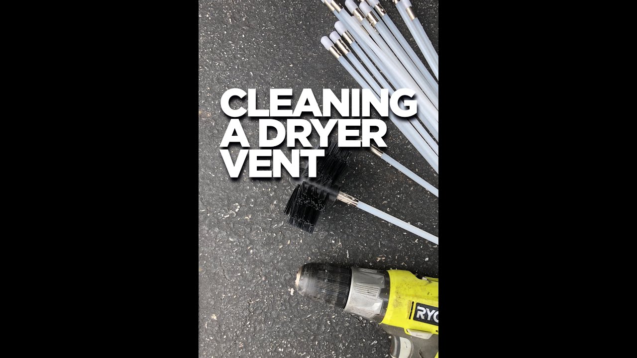 Cleaning a Dryer vent YouTube